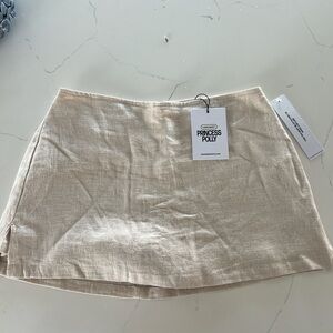 Princess Polly Tan Mini Skirt